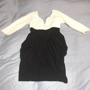 Black and white dress